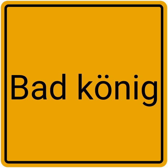 Meldebestätigung Bad König